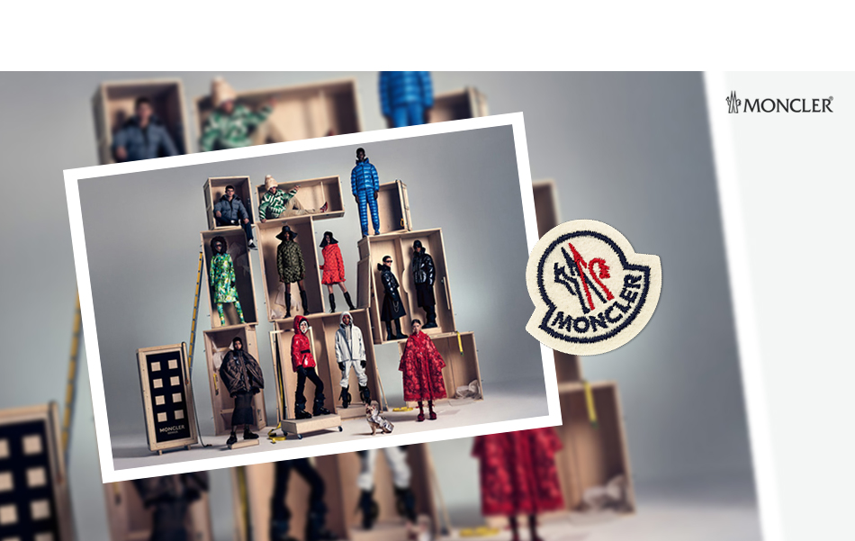 Moncler ロゴパッチ シグネチャー トリコロールライニング PK